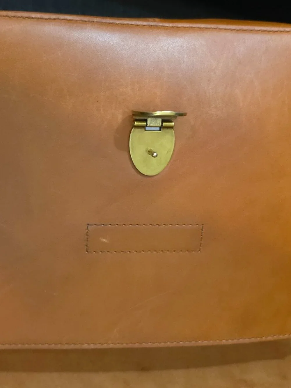 Madewell The Abroad Brown Leather Shoulder Bag